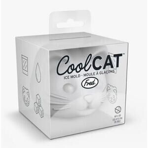 New Fred Cat Silicone Cats Ice Cube 3D Mold for Whiskey Bourbon Cocktail Hour